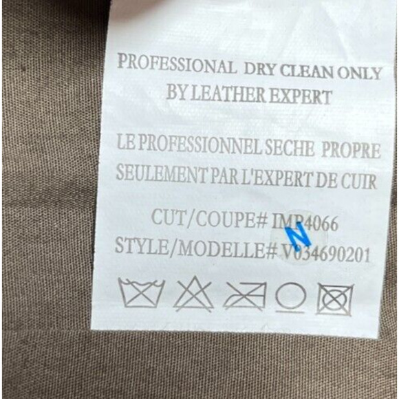 Vince Army Green Gray Waxed Cotton Leather Trim Utility Jacket Size Sm Epaulette - Picture 14 of 14